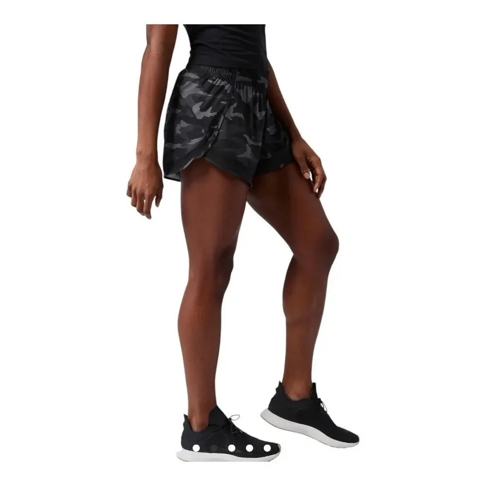 Athleta MESH RACER RUN MID RISE 4 SHORT